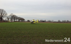 Traumahelikopter naar zwaar ongeval Zwarteboordweg Ospel 461