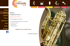 Fanfare Concordia Leveroy website