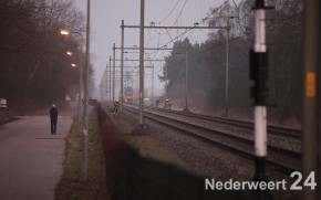 Aanrijding persoon Spoorweg overgang Roermondseweg Weert 1401