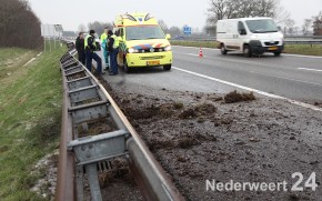 Ongeval A2 voor afslag Nederweert 1272