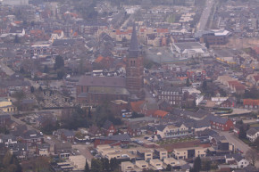 Ultra-light boven Nederweert vanaf Budel