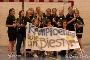 Dames DA1 van Handbal verengigin Merefeldia kampioen