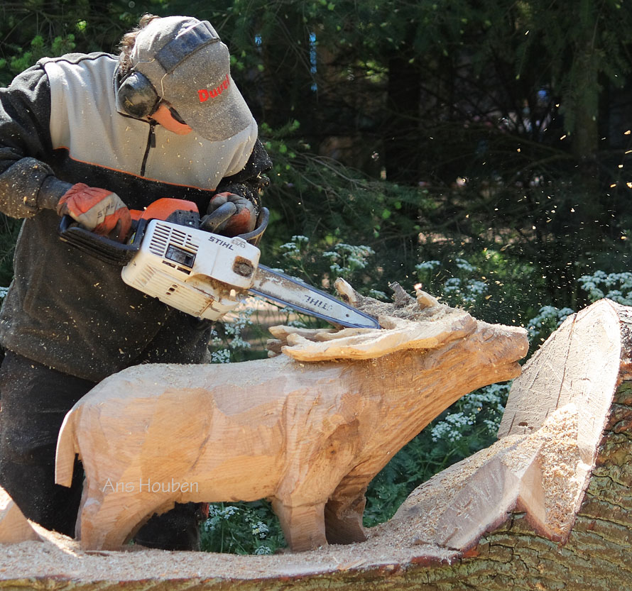 Themadag Hout - Carving door Stihl