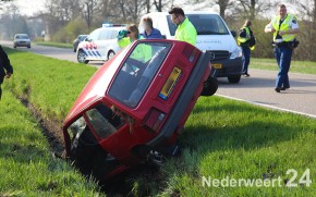 Auto in de sloot Houtberg Nederweert 1932