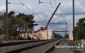 Ecoduct A2 in aanbouw