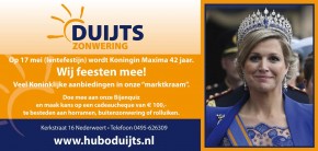Duits Zonwering feest mee Maxima