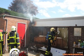 Brand in aanbouw Weert