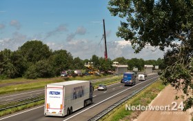 LiggersEcoduct over Eindhovenseweg geplaatst 2987