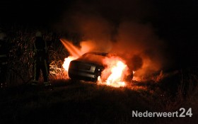 Autobrand Kruisstraat Nederweert Eind