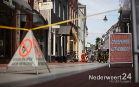 Gaslek ontdekt aan de Hoogstraat in de binnenstad van Weert