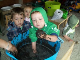 Modderdag kindercentrum HummelHoeve