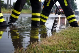Noodweer in Nederweert en Ospel