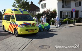 Ongeval met fietser Nederweert op de Schoolstraat 3306