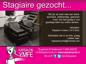 Stagiaire-gezocht-kapsalon-Ymfe