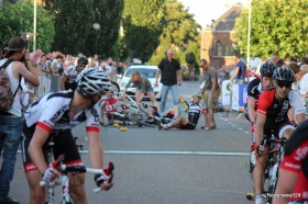 Valpartij tijdens Tour D'Oospel