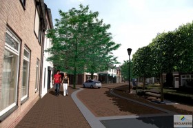 Impressie kruispunt Lindanusstraat 1