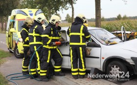 Frontale aanrijding Ongeval Lorbaan Grashoek