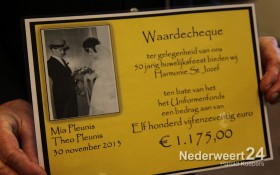 Onderscheiding Harmony St Joseph Nederweert bij Willem Tel Budschop