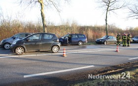 Ongeval Ringbaan Zuid Weert met vier personen auto's