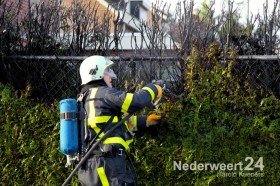 Brandje door vuurwerk Lorentzlaan Weert