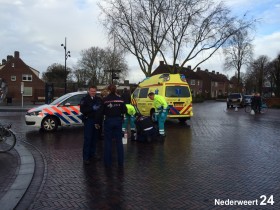 Fietser aangereden op Vijfsprong in Budschop