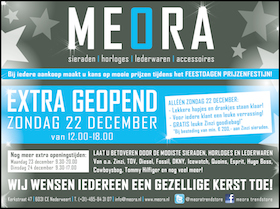 Meora advertentie kerstzondag