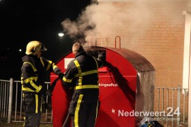 Containerbrandje Meierijstraat Boshoven Weert