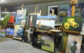 Expositie hobby kunstenaar