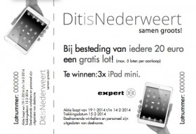 Win een iPad mini met uw aankopen in Nederweert