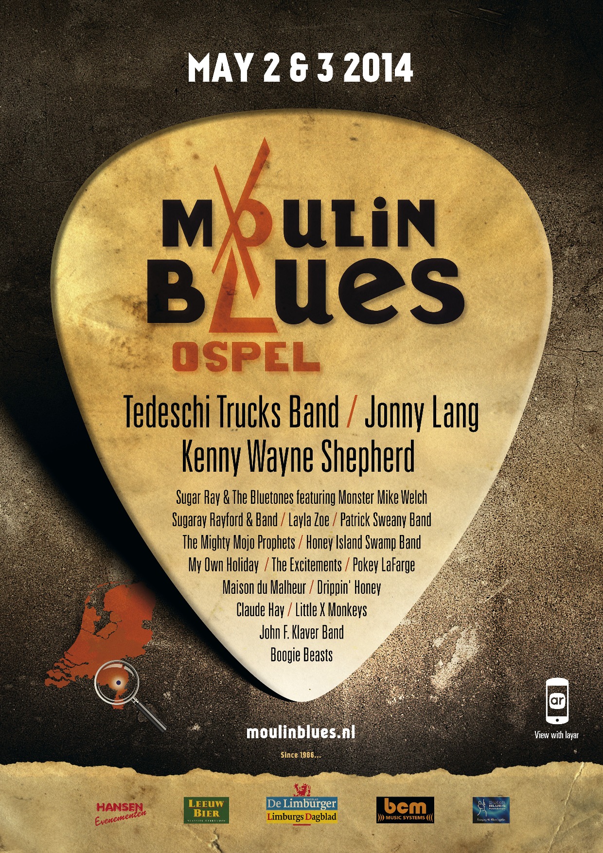 Poster Moulin Blues 2014