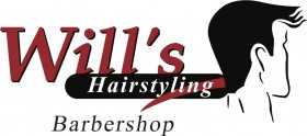 Logo - Wills Hairstyling - barbershop