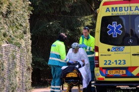 Wielrenner gevallen op Booldersdijk-