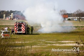 Afvalbrand Watermolenweg Swartbroek