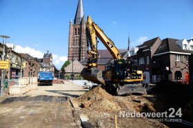 Voortgang herinrichting Kerkstraat Nederweert