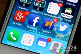 Sociale media iphone