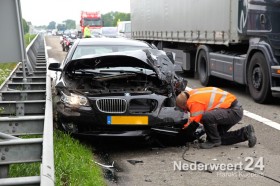 Ongeval A2 bij Nederweert met drie auto's