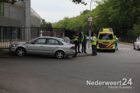 Ongeval scooterrijder met auto op de parallelweg in Weert