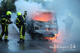 Autobrand vrachtwagenbrand Heide 12 Heuythuysen