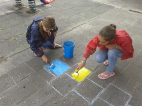 schoolplein op Basisschool Budschop6