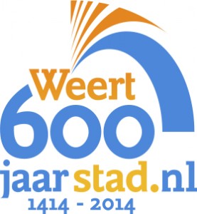 Logo Weert 600 jaar stad