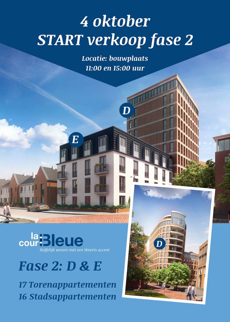 La Cour Bleue - start verkoopfase 2