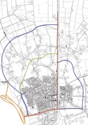 Overzicht alternatieven randweg NederweertN266 Nederweert