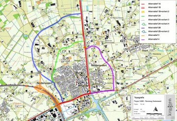 Randweg Nederweert Alle variante