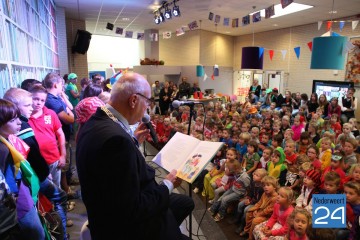 Kinderboekenweek Klimop met burgemeester Evers