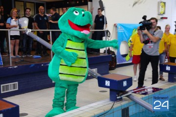 Spieren voor Spieren actie bij Sportcentrum Laco Nederweert krokodil