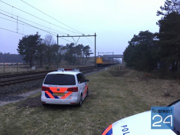 2015-03-19 trein bij Weert stilgelegd