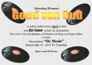 Goud van Oud avond