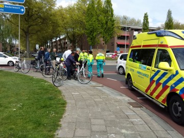 Fietser gewond bij aanrijding