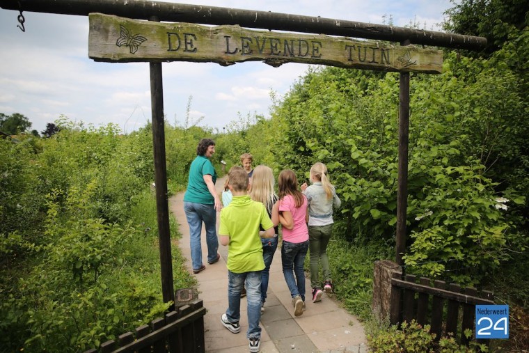 Kinderen Klimop naar Vlindertuin Bosserhof 3905