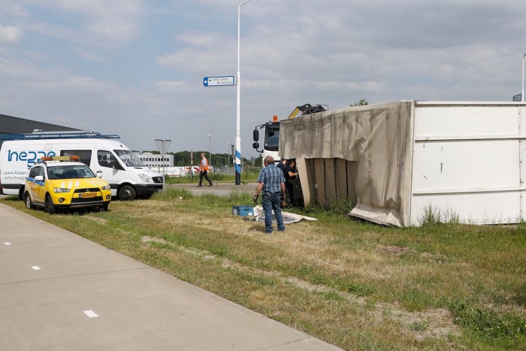 Ongeval Weert container